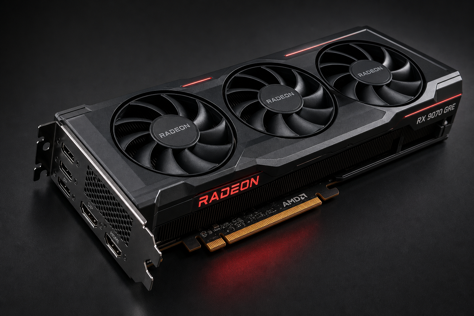 AMD Radeon RX 9070 GRE graphics card