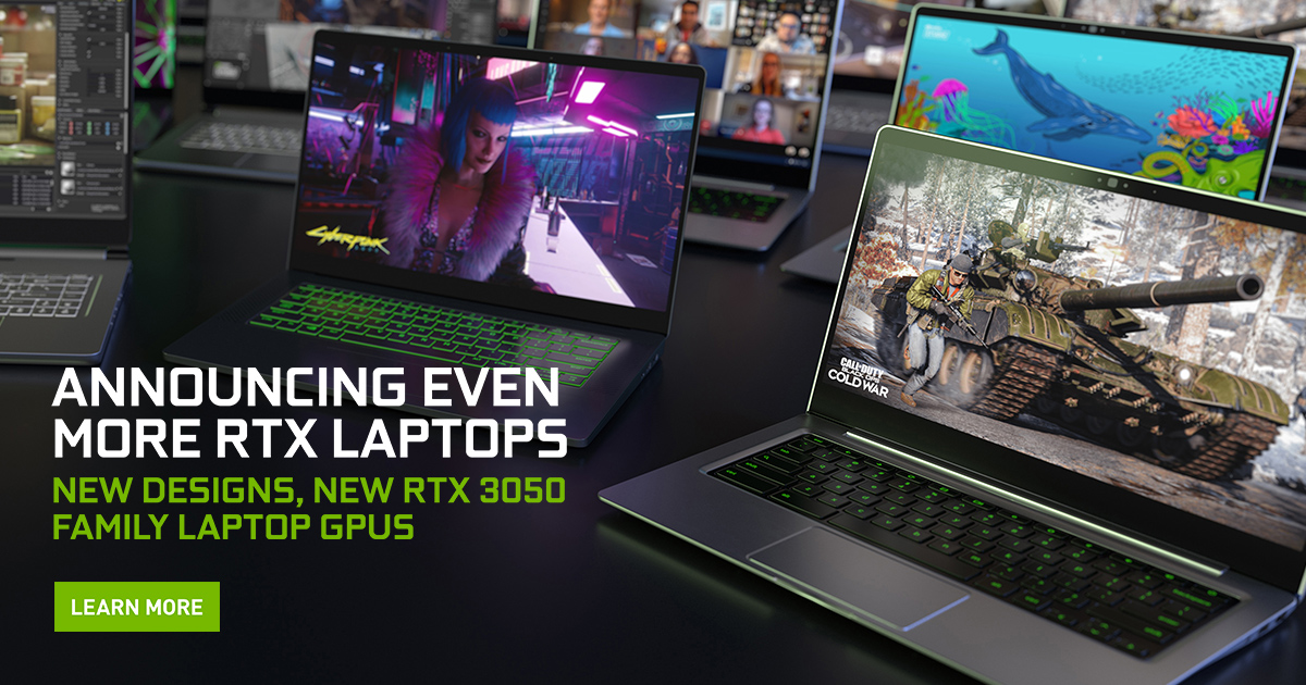 NVIDIA GeForce RTX 3050 Ti graphics card