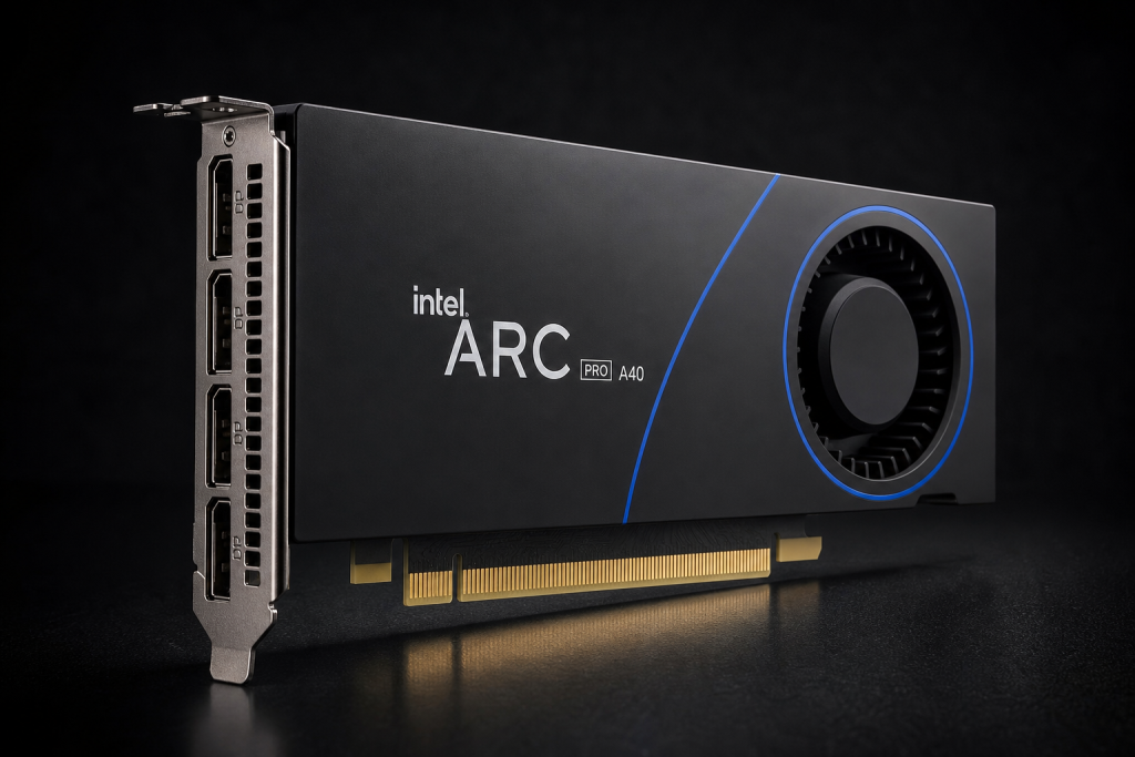 Intel Arc Pro A40 Drivers & Software Intel Arc Pro A40 graphics card